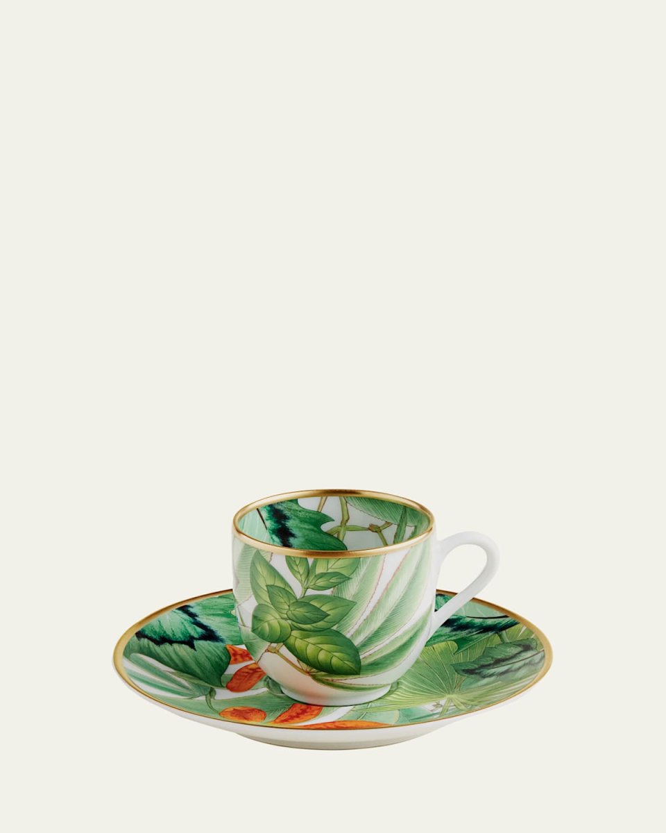 Passifolia Coffee Cup and Saucer, 6.8 oz.
