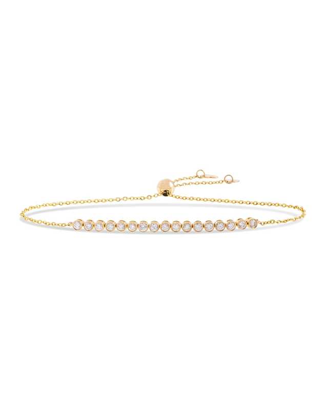 Let It Slide Diamond Tennis Bracelet