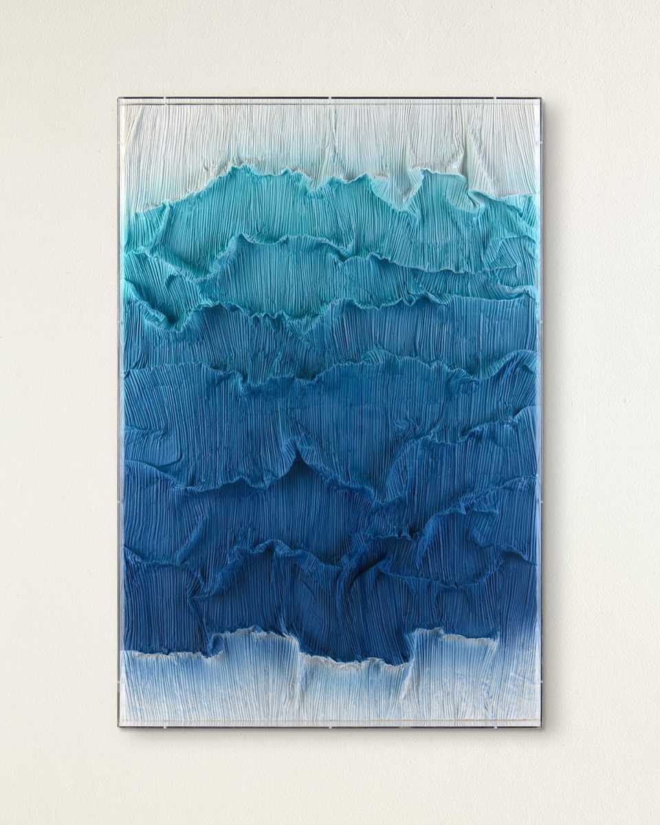"Ombre Waves I" Original Wall Art by Tony Fey