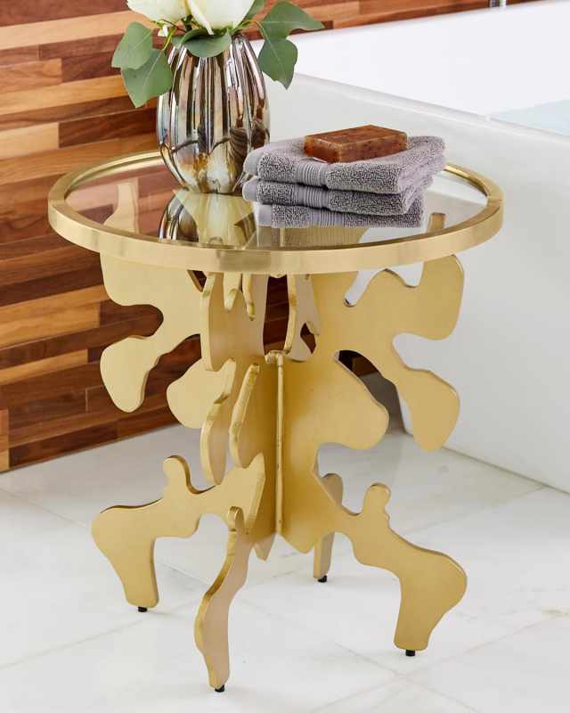 Ink Blot Gold Leaf Side Tab