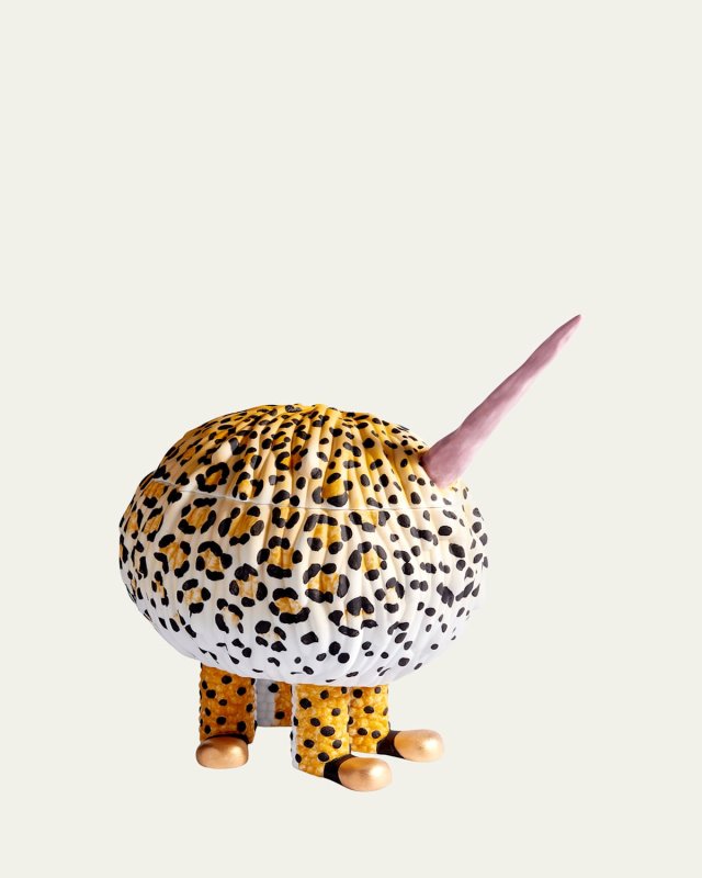 Haas Yellow Leopard Vessel Limited Edition of 15