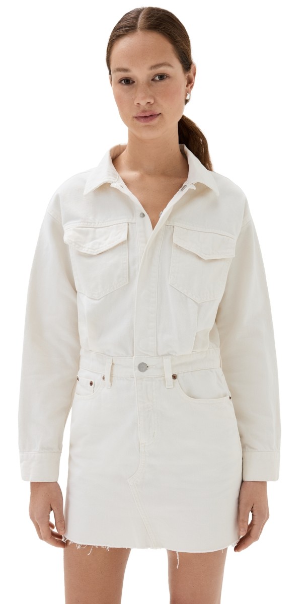 Pistola Denim Nina Dress Eggshell