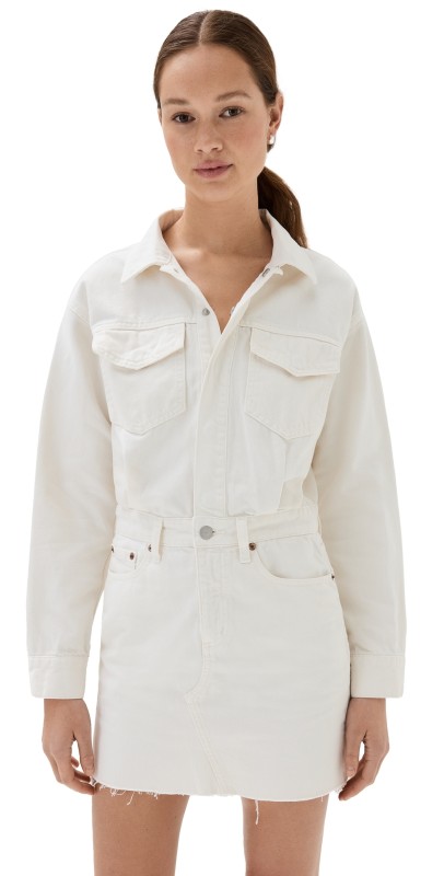 Pistola Denim Nina Dress Eggshell