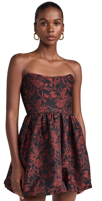 Amanda Uprichard Addison Dress Red/Black