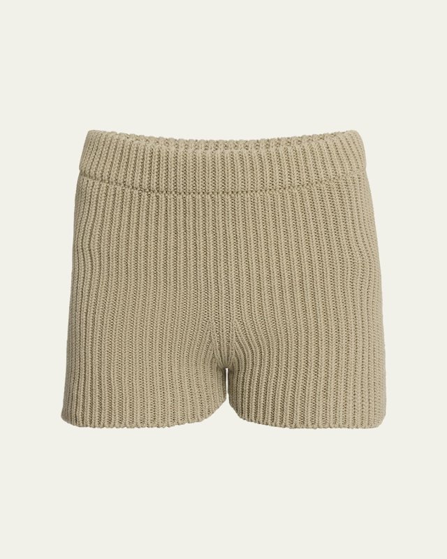 Knit Mini Shorts