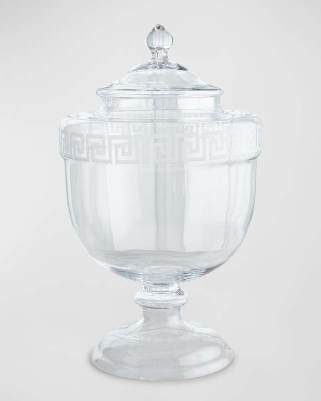 Greek Key Urn