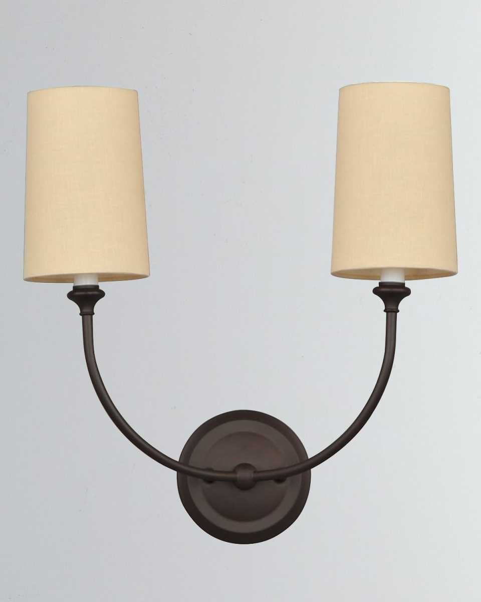 Sylvan 2-Light Dark Bronze Sconce