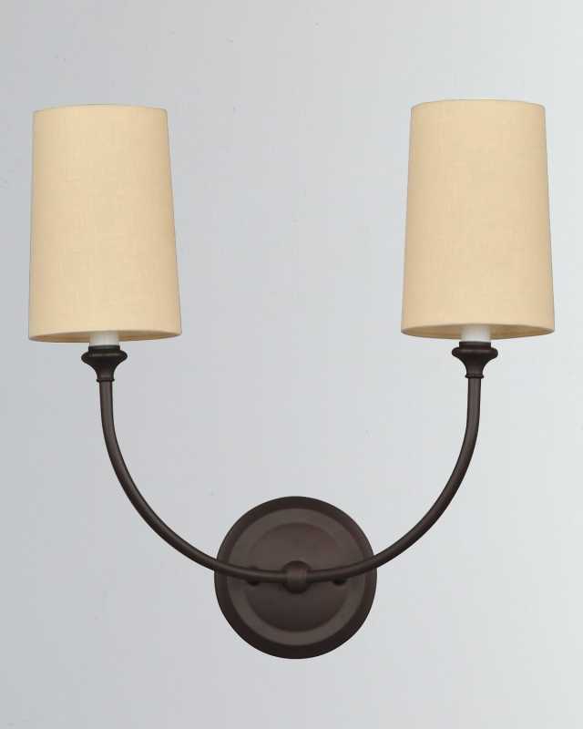 Sylvan 2-Light Dark Bronze Sconce