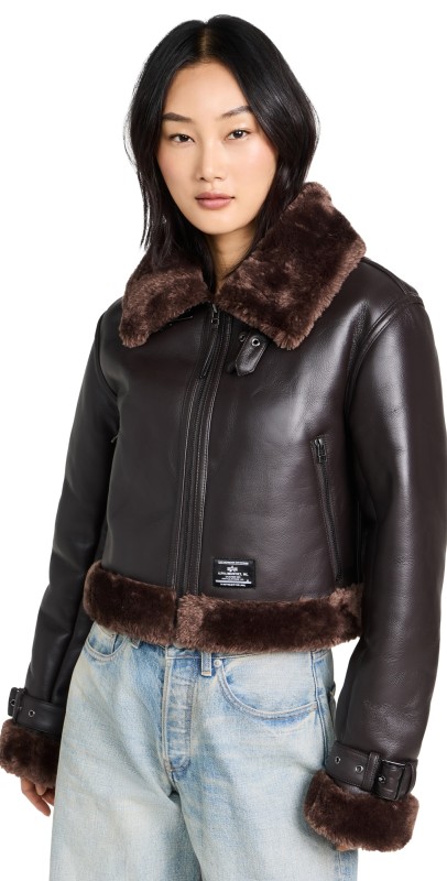 Alpha Industries Irvin Mod Jacket Chocolate