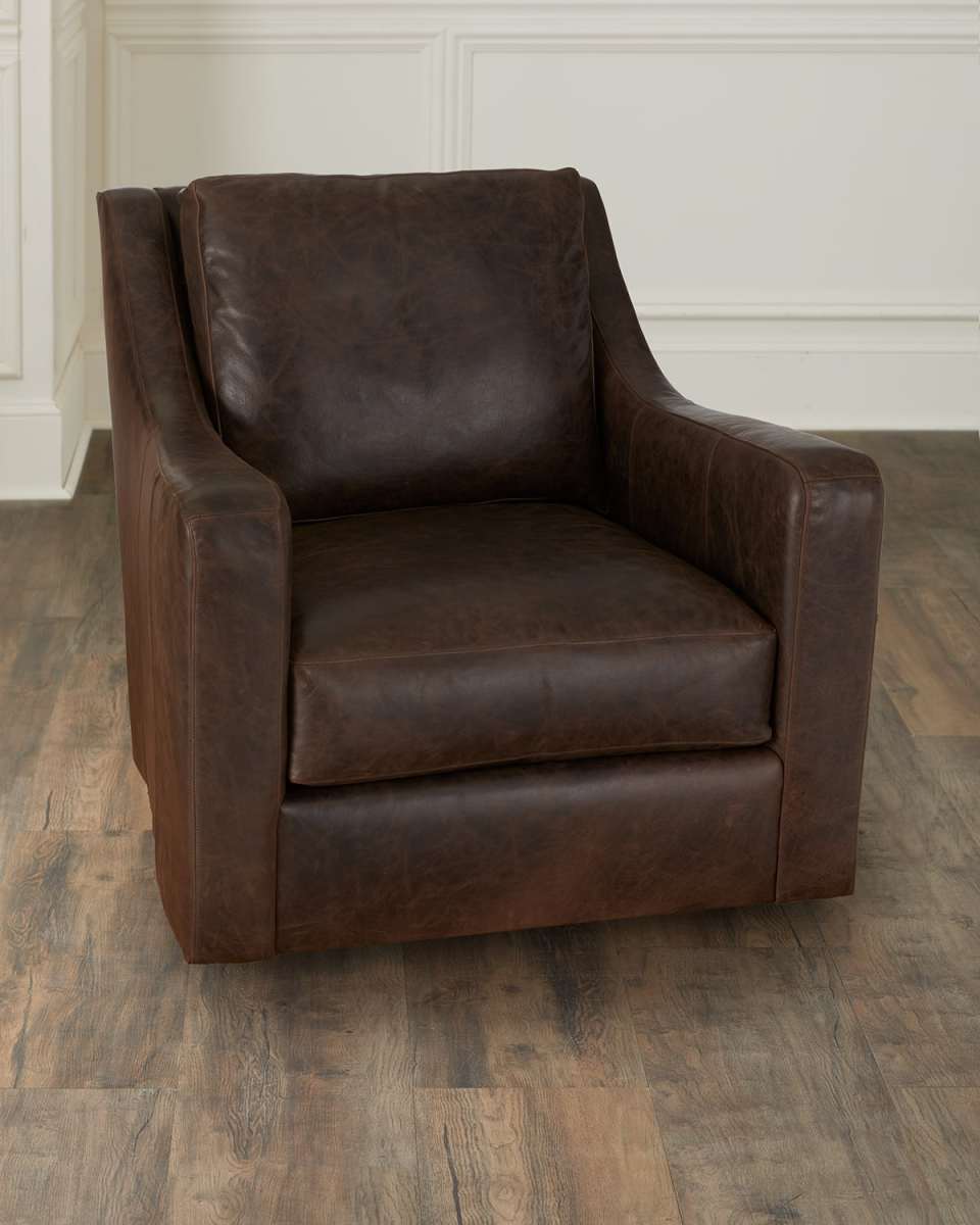 Ventura Leather Swivel Chair