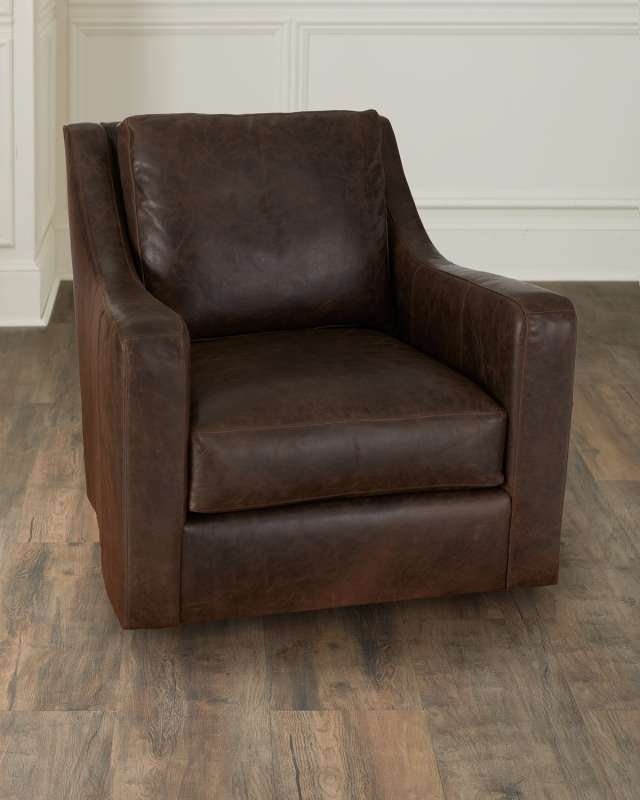 Ventura Leather Swivel Chair