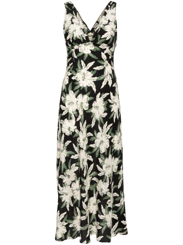 Lauriane silk midi dress