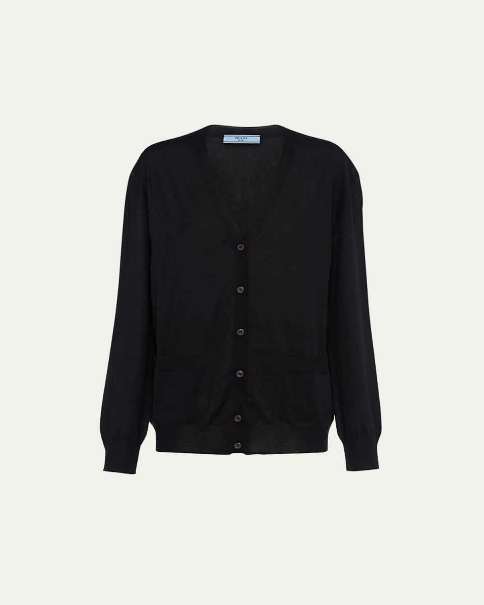 Superfine Cashmere Knit Cardigan