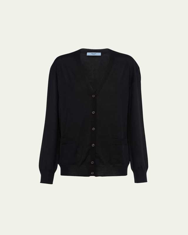 Superfine Cashmere Knit Cardigan