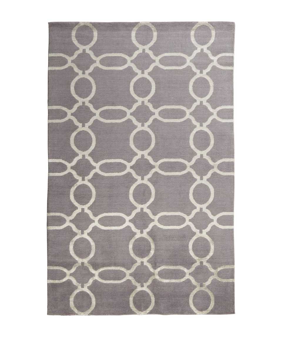 Gray Links Rug, 9' x 12'