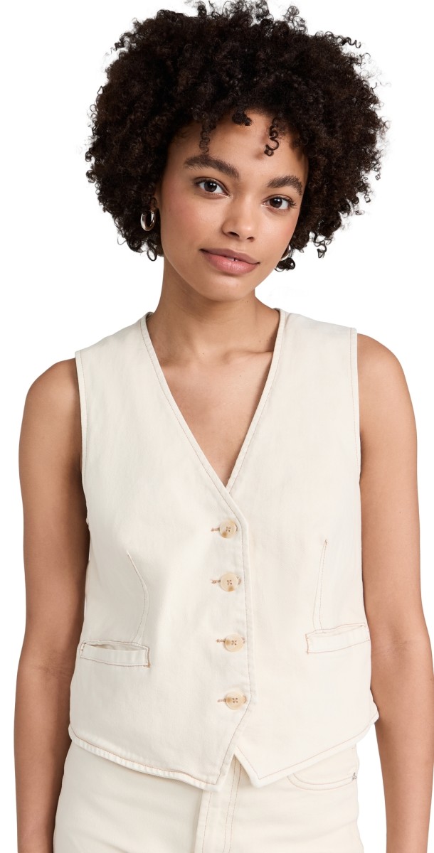 Pistola Denim Vero Vest Ecru