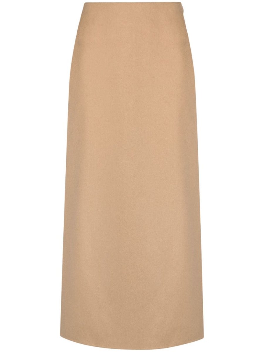 Palomie wool midi skirt