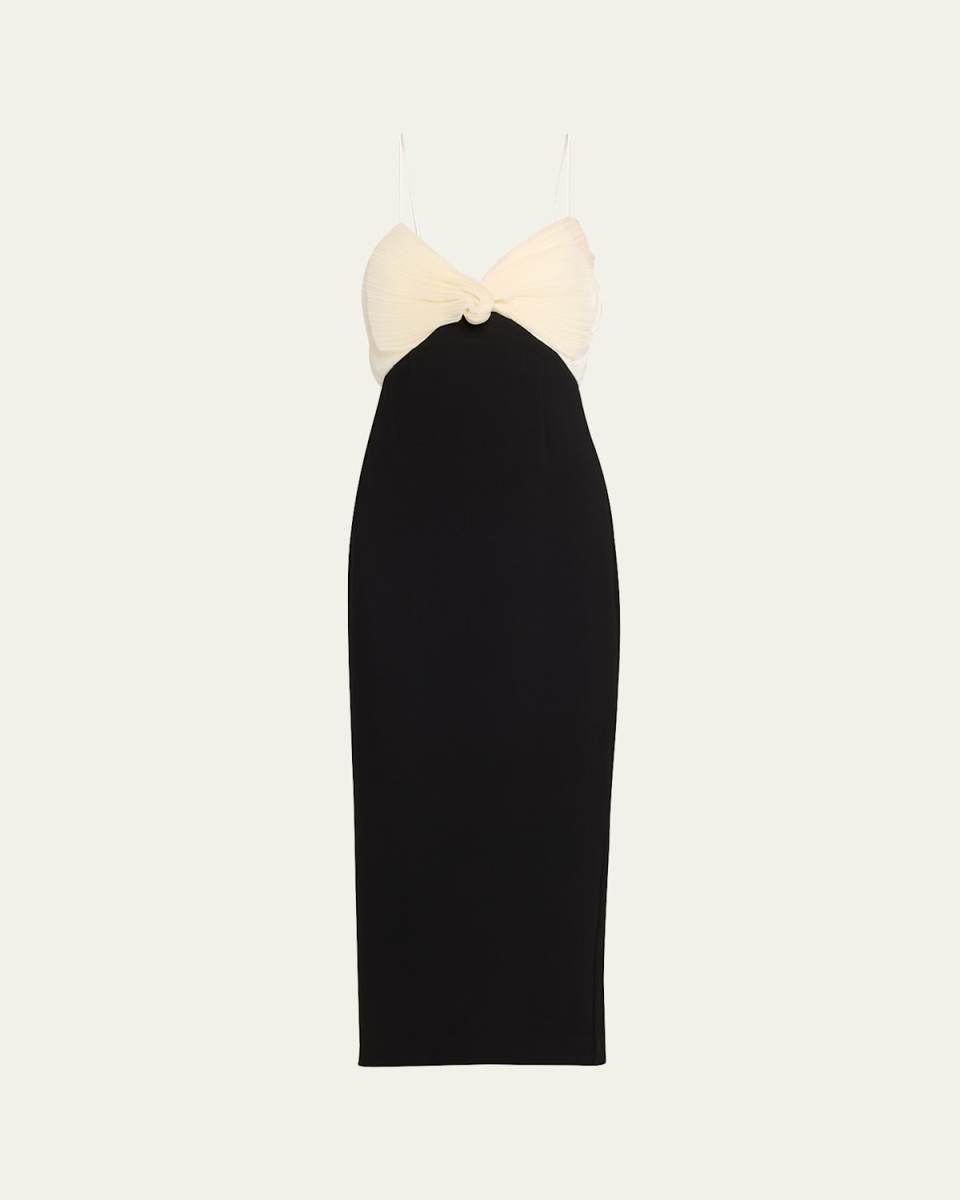 July Column Dress with Bow Detail
