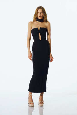 THE NEW ARRIVALS ILKYAZ OZEL Holly bow-detail Dress