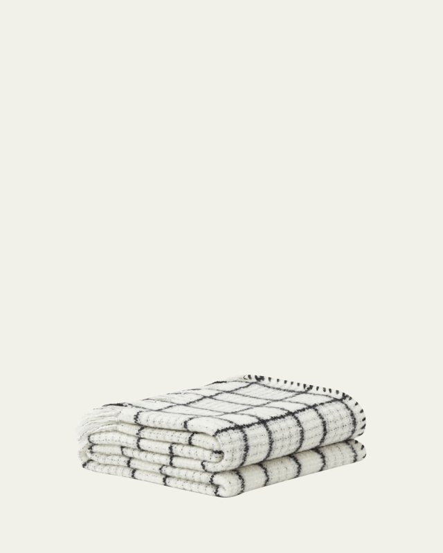 Molly Cashmere-Silk Throw Blanket
