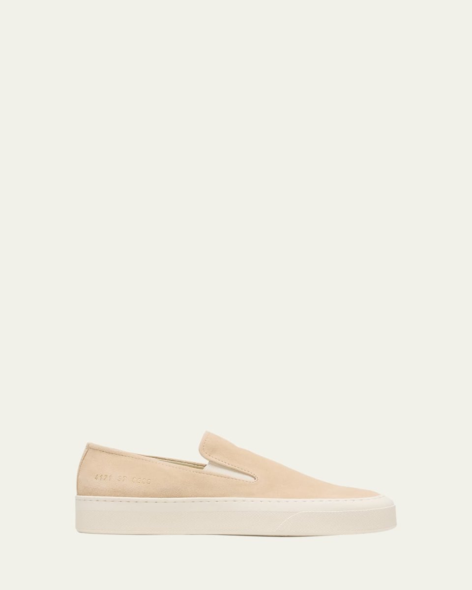 Suede Slip-On Sneakers