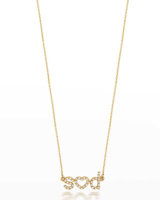 Ava 14K Gold Diamond Duo Necklace