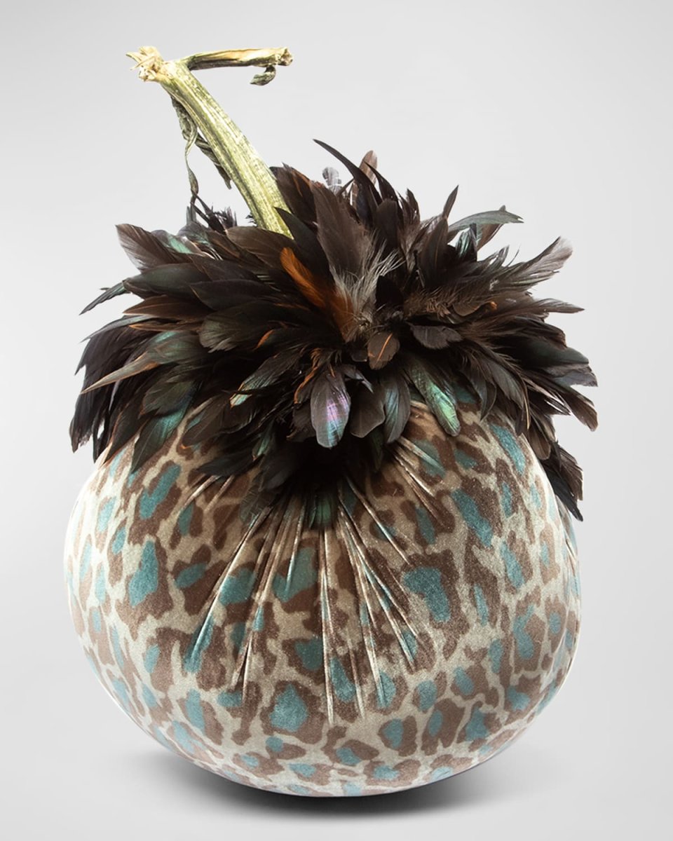 Pumpkin with Feathers, 13"