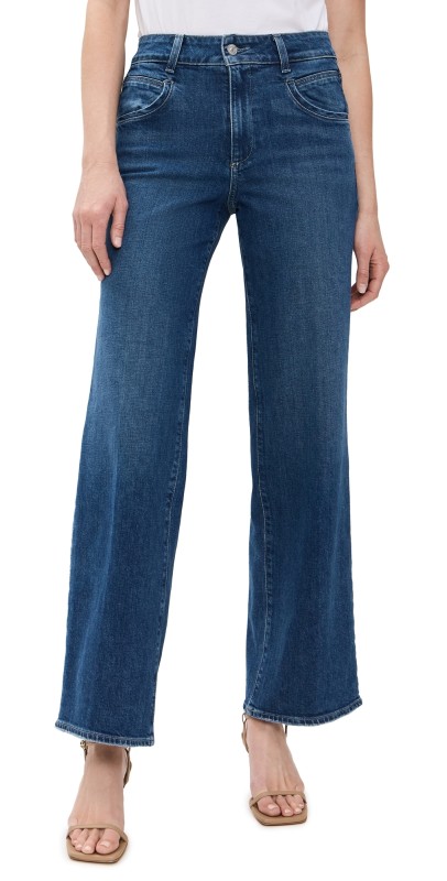 PAIGE Sasha 32 Jeans with Updated Seamed Pockets Upbeat