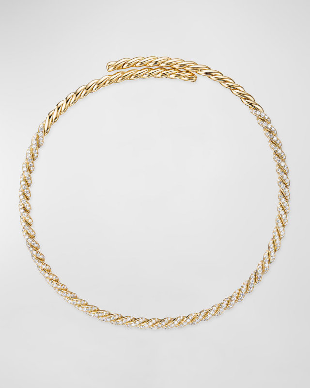 Paveflex 18k Diamond Necklac
