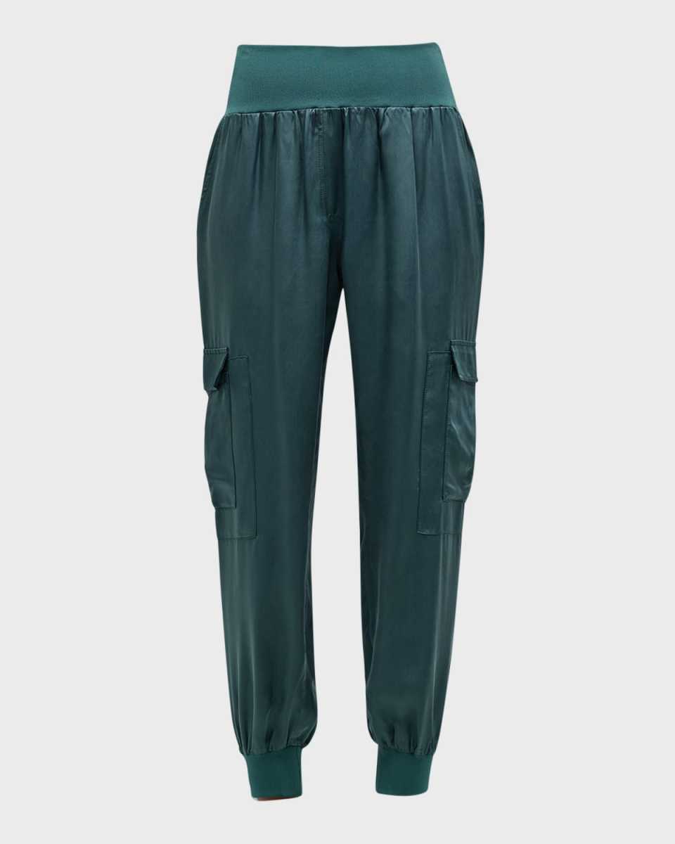 Tous Les Jours Giles Satin Jogger Pants