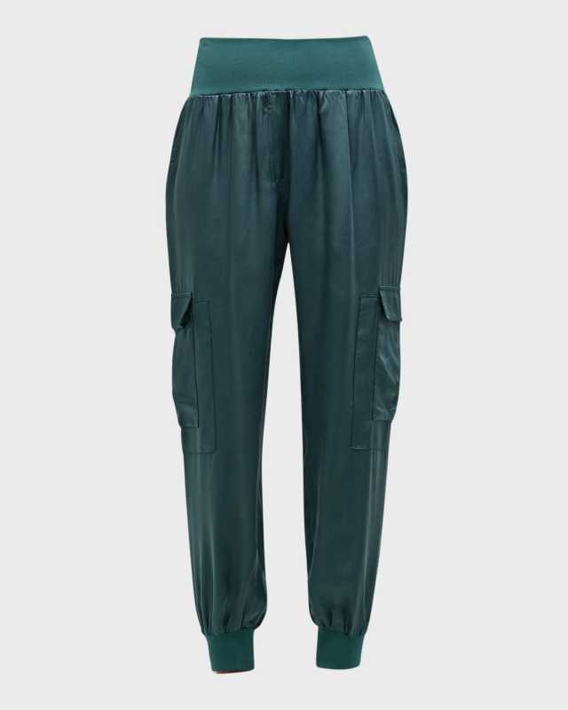Tous Les Jours Giles Satin Jogger Pants