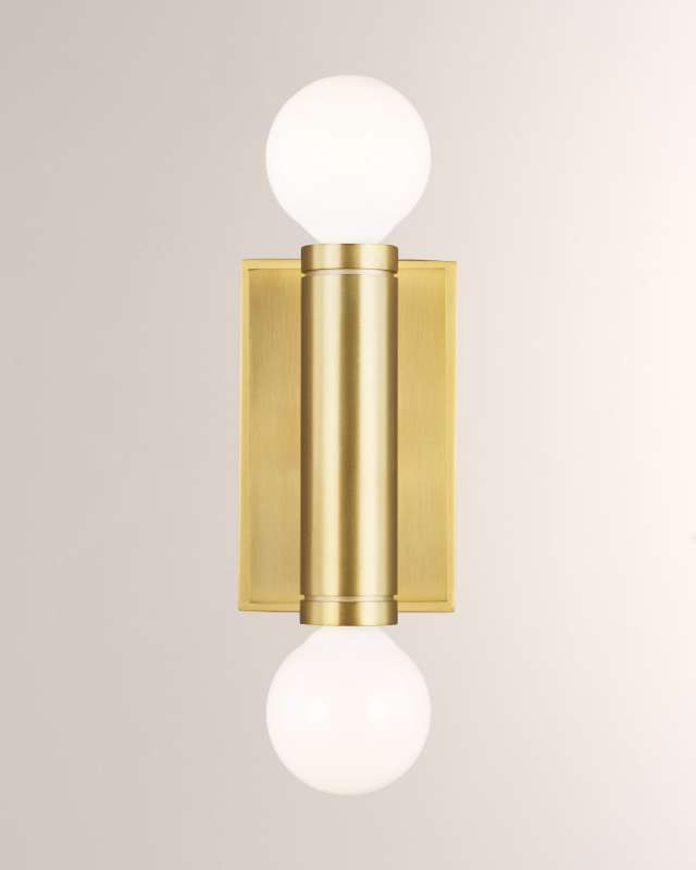 2 - Light Wall Sconce Beckham Modern By Thomas O'Brien