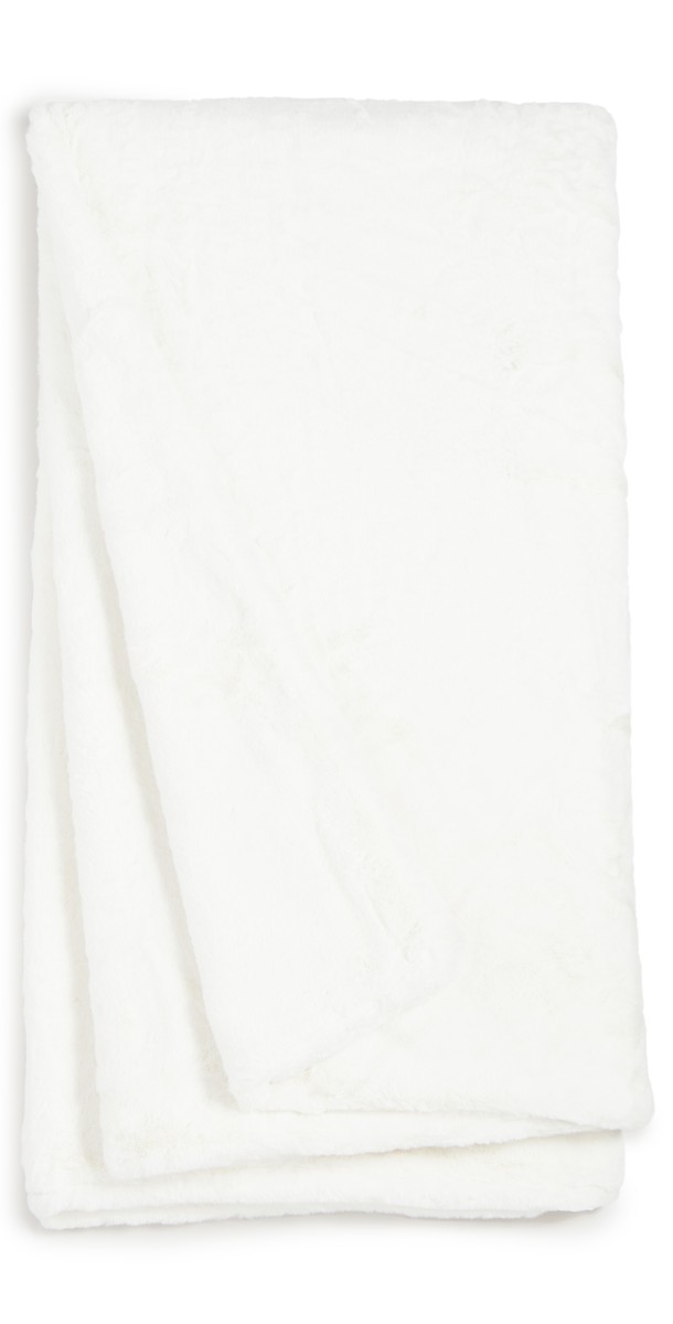 Apparis Jumbo Brady Blanket Ivory One Size