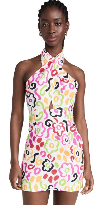 RHODE Tali Dress Painted Bloom