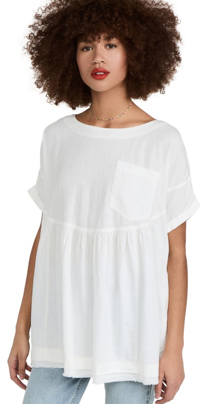 Free People Moon City Top Ivory