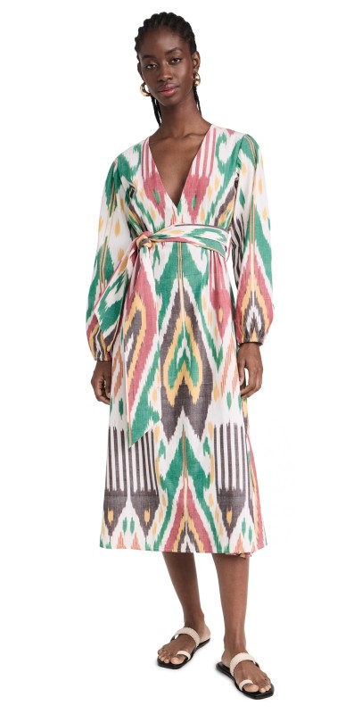 Guadalupe Design Atira Ikat Dress Multi