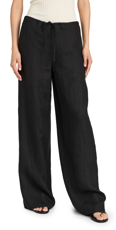 Theory Drawstring Pants Black