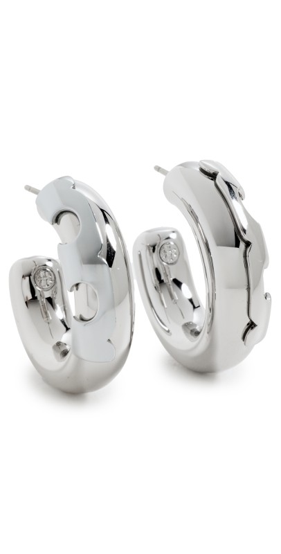 Tory Burch Essential Hoops Silver