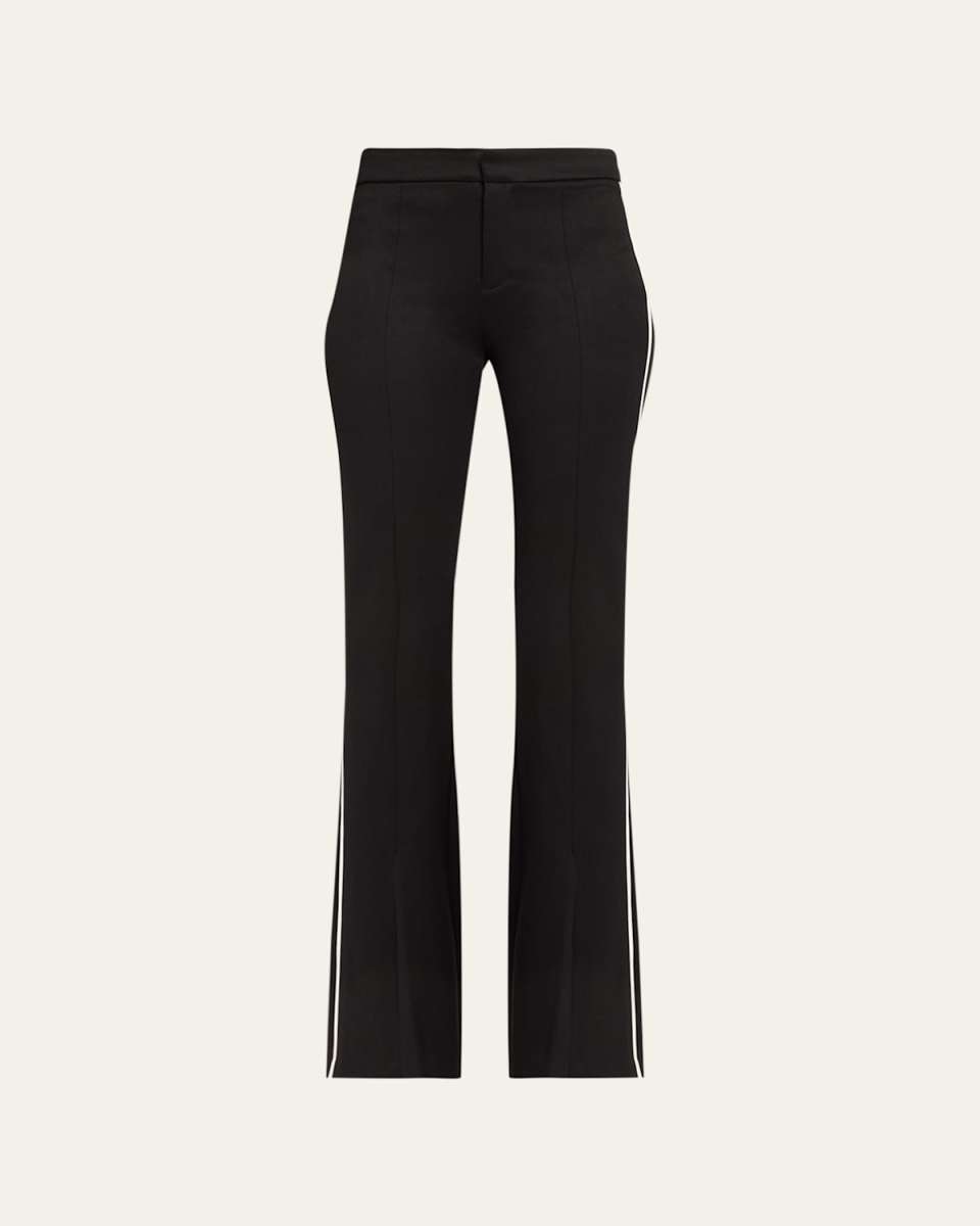 Princess Low-Rise Slit Flare Pants