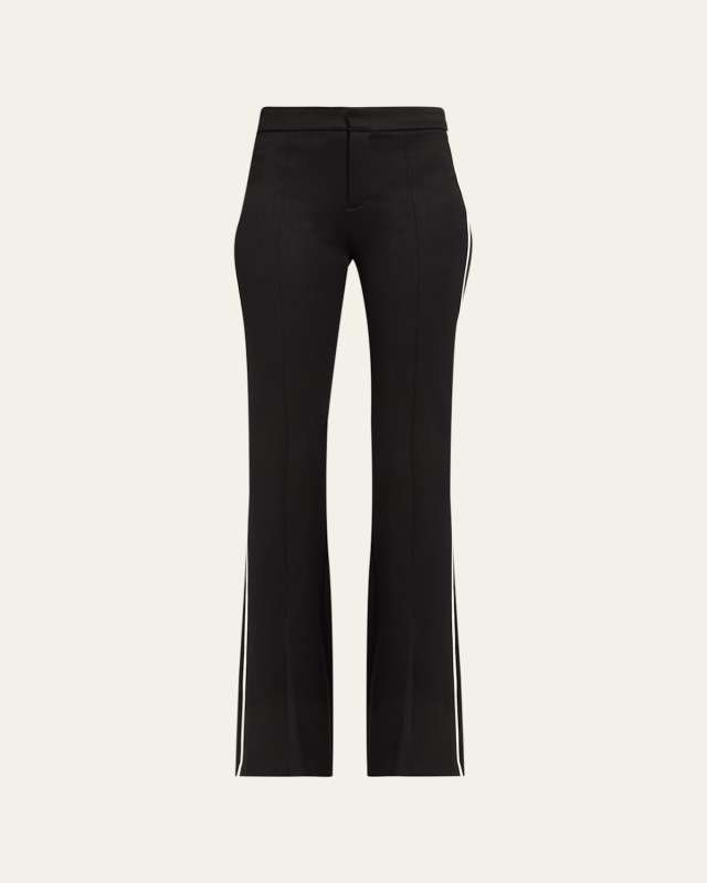 Princess Low-Rise Slit Flare Pants