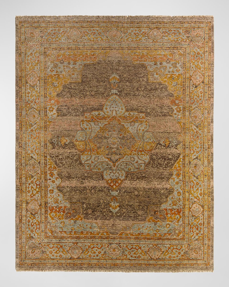 Cappadocia Brown Hand-Knotted Rug, 6' x 9'