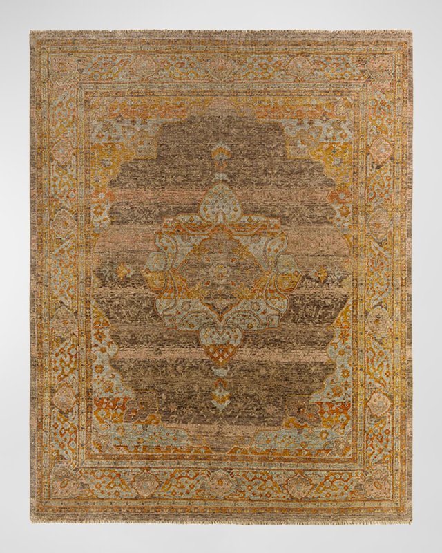 Cappadocia Brown Hand-Knotted Rug, 6' x 9'