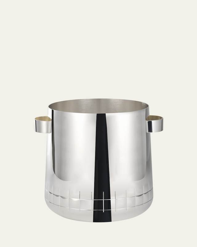 Graphik Silver-Plated Champagne Cooler