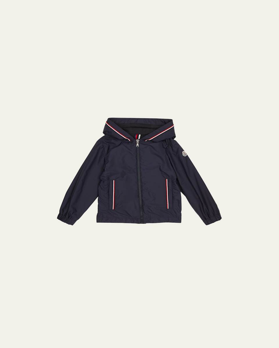 Boy's Granduc Tricolor Trim Jacket, Size 4-6