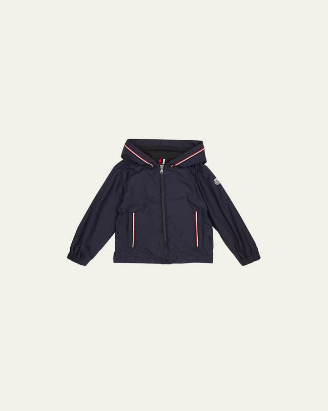 Boy's Granduc Tricolor Trim Jacket, Size 4-6