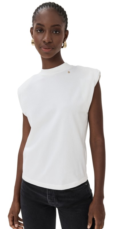 ANINE BING Auburn Tee Ivory