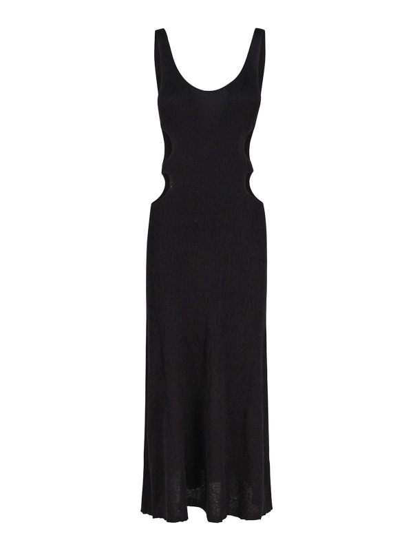 Chloe' Maxi Robe - Noir
