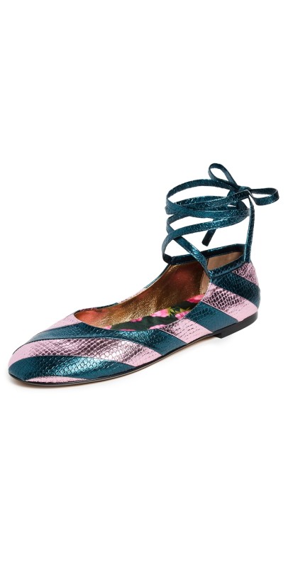 La Double J Ballerina Flats Solid
