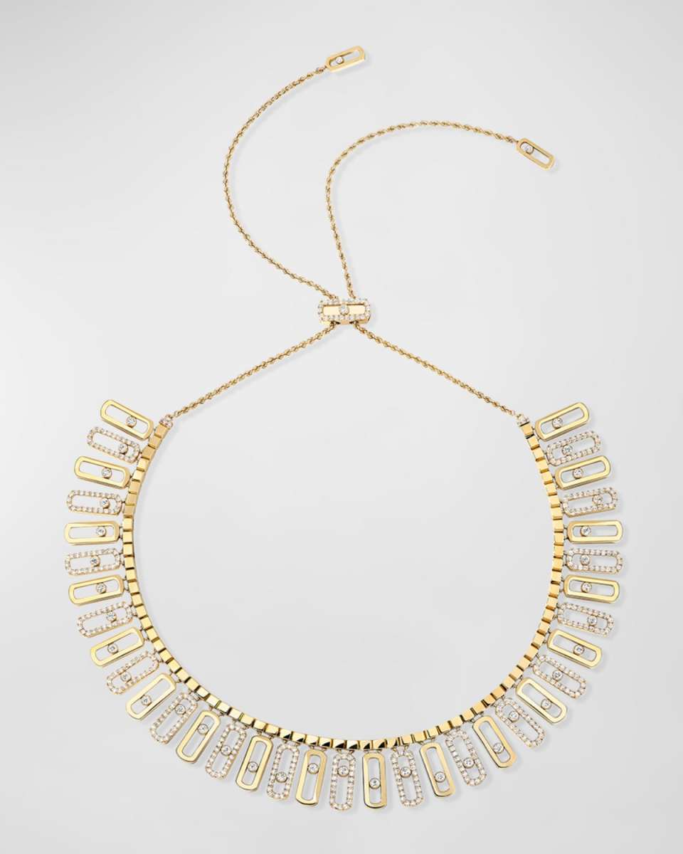 Move Icon Necklace in 18K Yellow Gold