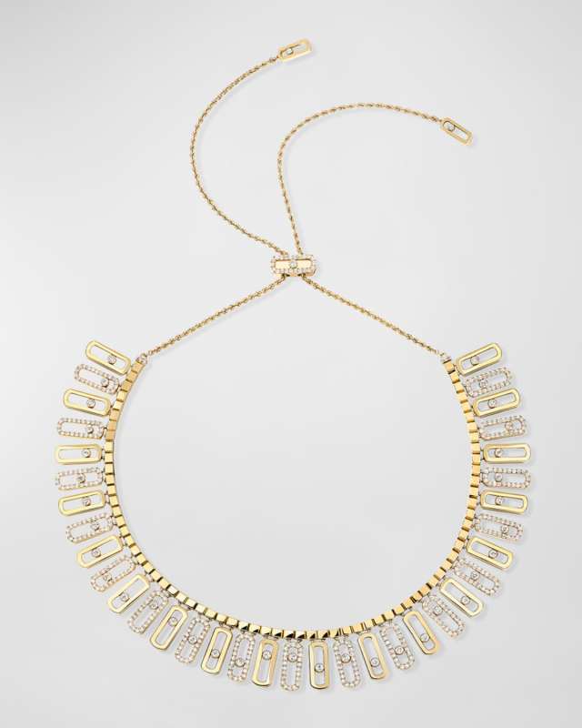 Move Icon Necklace in 18K Yellow Gold